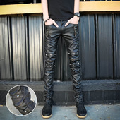 Pantalon cuir homme en vrac pour adolescent pour automne - Ref 1491425 Image 6