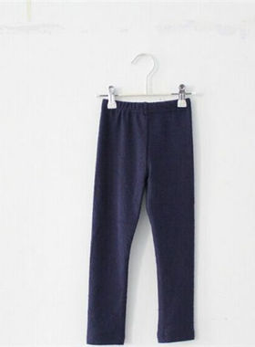 宝儿打底裤春秋款儿童打底裤女童紧身裤暗纹修身小脚裤21172