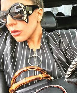 2018水原希子同款墨镜太阳镜ladygaga宋茜猫眼不规则优雅太阳眼镜