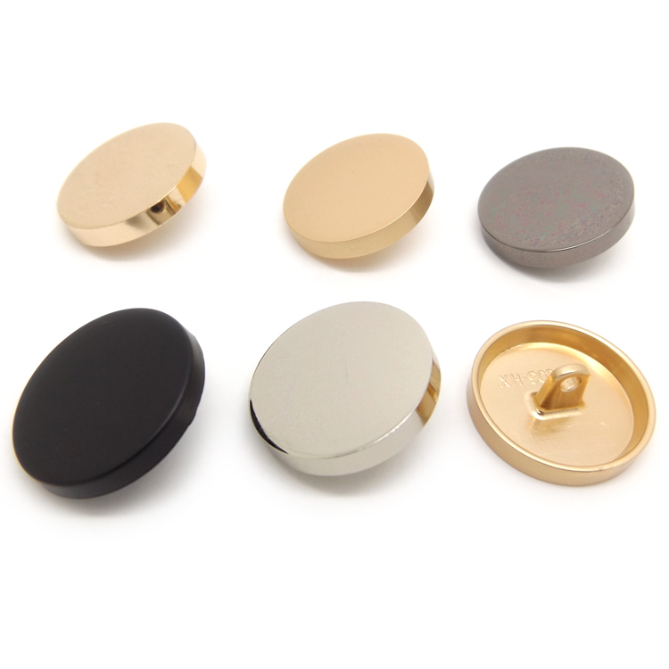 金属光面平面纽扣扣子女装西服毛呢大衣按扣 男外套钮扣衬衫