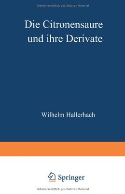 【预订】Die Citronensaure Und Ihre Derivate