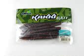 韩国KAKKI响尾蛇面条虫 4.5寸高比重路亚饵软饵12条装 bass鲈鱼饵
