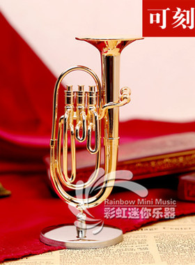 镀金乐器模型朋友圣诞节礼物