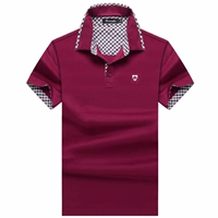 Beth Kai áo thun ngắn tay nam mùa hè mượt mà cotton ve áo hè trẻ trung - Polo áo poloman