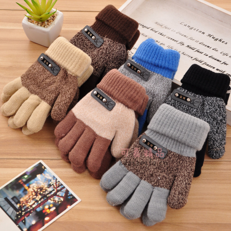 Gants pour garcon en de laine - Ref 2144684 Image 1