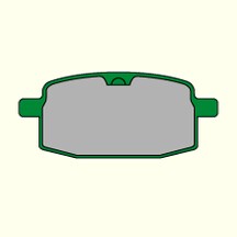 适用于雅马哈 JOG50 AXIS50 BWS50 前刹车片