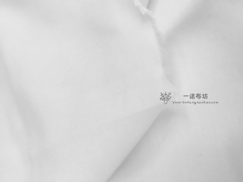 纯色全棉布料柔软白色宝宝衣服睡衣服装面料专用里布汉服内衬布料 居家布艺 海绵垫/布料/面料/手工diy 原图主图