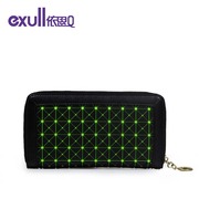 Exull/exull Q2015 new geometric fashion convenient zipper clutch bag wallet purse 15345205