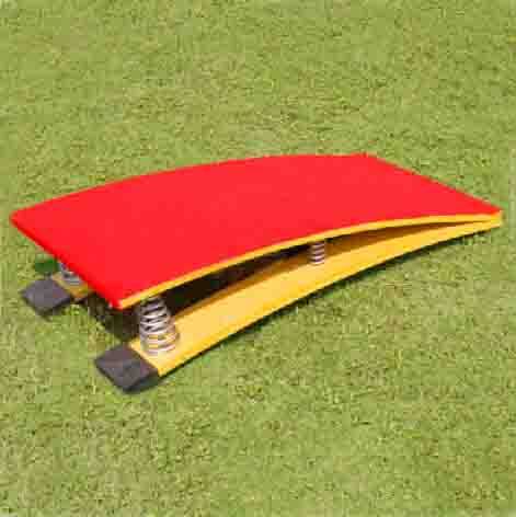 体操跳板弹跳S型起跳助跳板