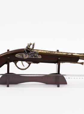 欧式仿明清代复古工艺品装饰枪 商务送礼机会纪念品创意高档摆件