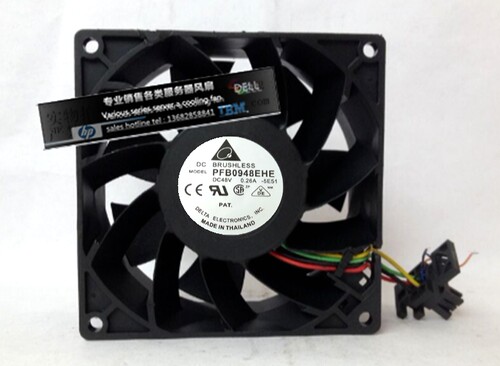 台达 PFB0948EHE 9CM 9038 48V 0.26A 双滚珠 变频器风扇机箱风扇