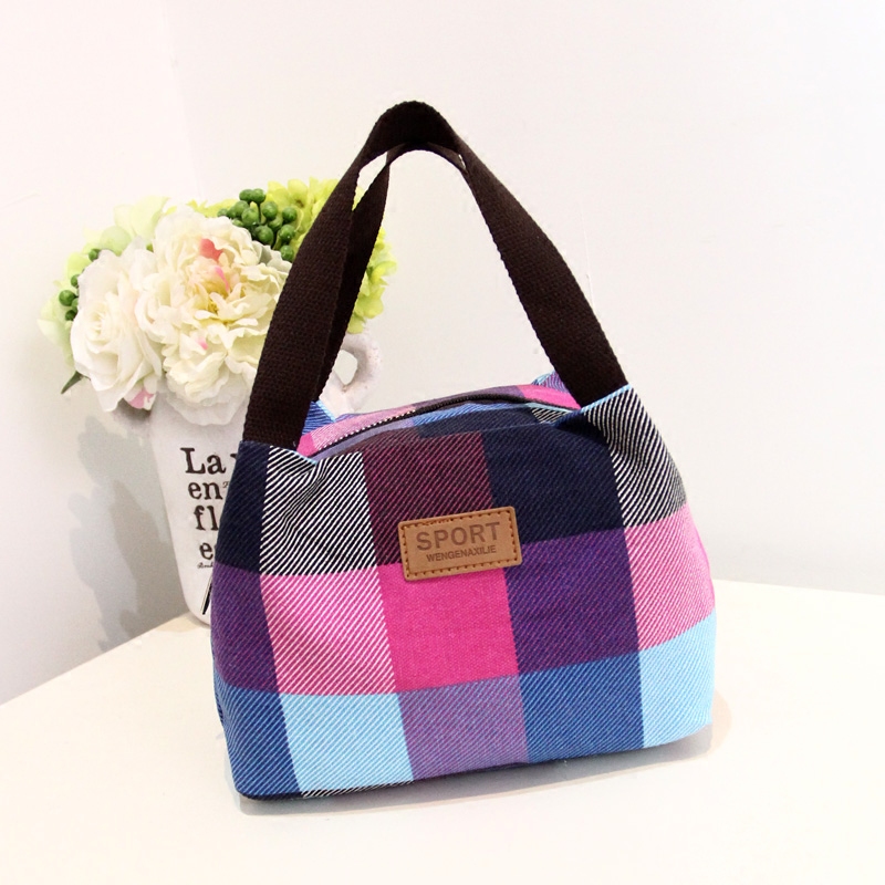 2015 Day Hanfeng Fan cloth fresh hand handbag lunch bag hand bag of mixed colors fabric casual fashion Mummy package