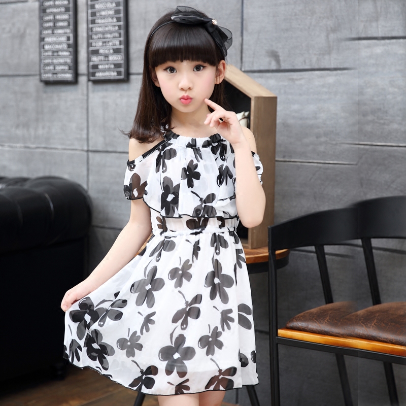 Robe enfant en mousseline de soie - Ref 2043048 Image 4
