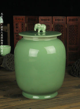 龙泉青瓷汝窑摆件居家工艺品