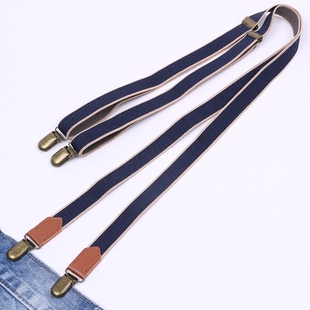 背带夹带女 时尚百搭弹力背带 松紧调裤带吊裤带布带子背带裤吊带