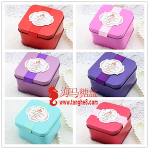 FTH006方铁盒铁盒 马口铁盒/爱心型大小铁盒/婚庆/马口铁盒