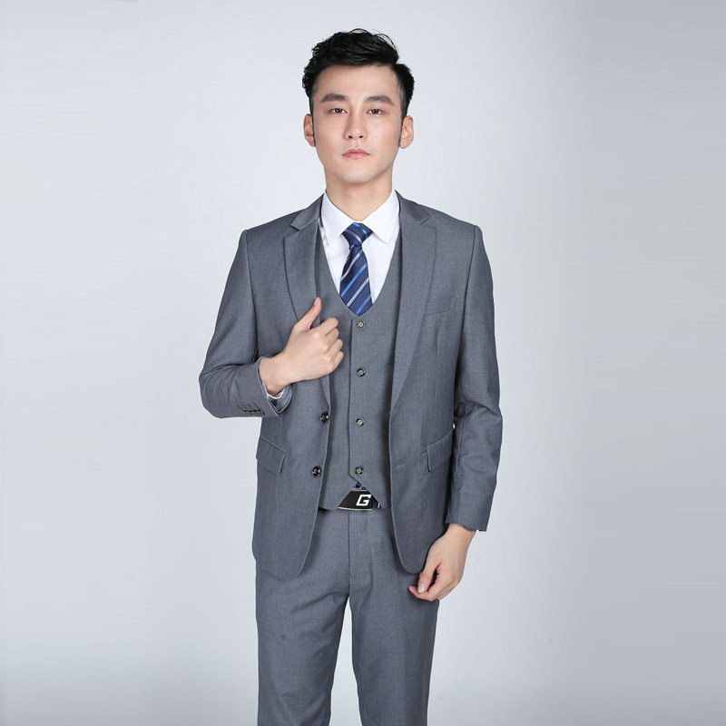 Costume homme en laine pour automne - Ref 1564711 Image 1