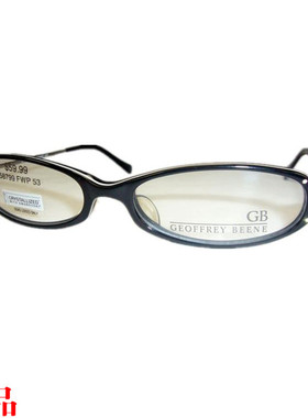 外贸原单正品GEOFFREY BEENE板材全框近视眼镜架女款镜框椭圆超轻
