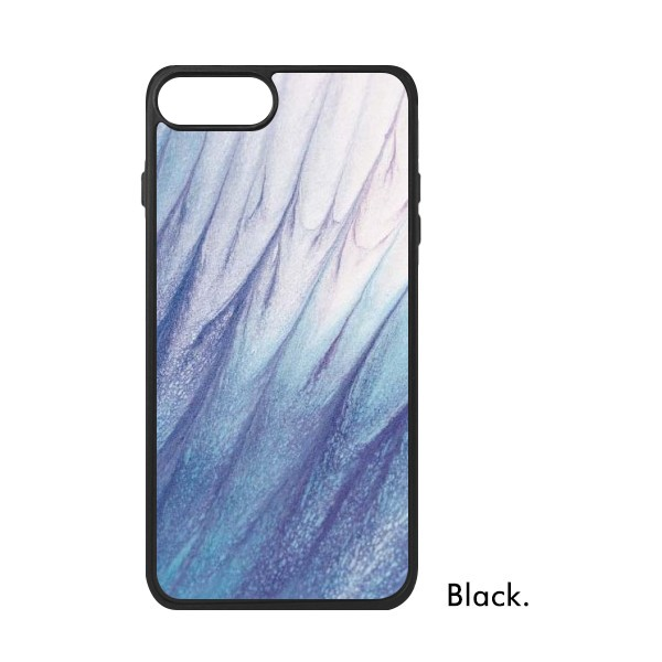 适用于iPhone色波纹褶皱抽象艺术Xr手机壳max保护套678plus硅胶11