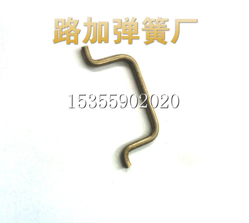定制自动化配件弹簧钢65MN T9A 不锈钢镀锌发黑异形非标钢丝产品