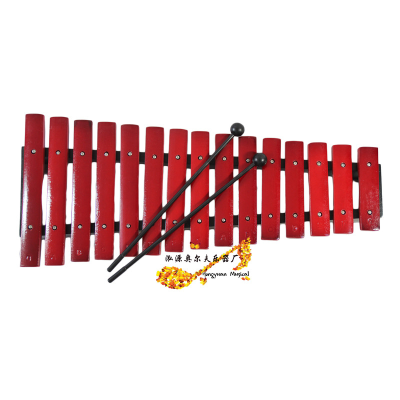 包邮专业音准15音仿红木木琴 奥尔夫幼儿打击乐器敲琴 打琴早教