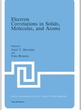 【预售】Electron Correlations in Solids, Molecules, an...