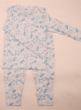 三枪迪士尼专柜正品28641男童莫代尔圆领内衣套装迪士尼内衣套装