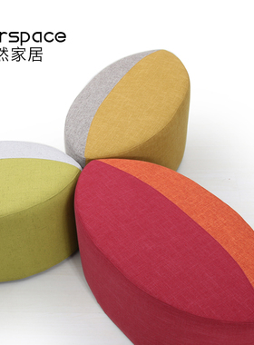 培训机构早教中心个性创意树叶多色沙发凳网红坐墩穿换鞋凳化妆凳