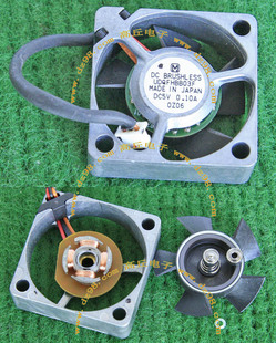 铝框架 微型 高精密 日本产 风扇 0.1A 滚珠轴承 UDQFHBB03F