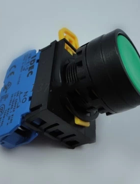 原装和泉质保绿色按钮YW1B-M1E10G YW-E10 YW-E01 红蓝黄22开孔