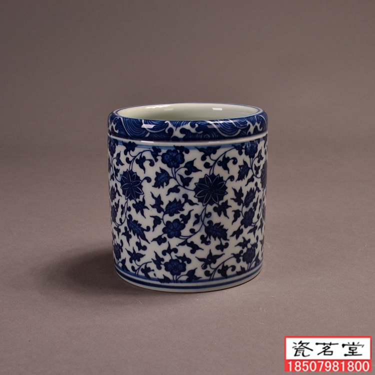 景德镇笔筒仿古风文房四宝摆件