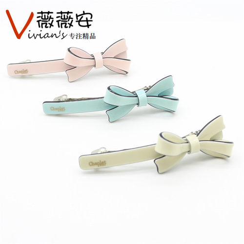 法国佩妮chaplet正品发夹蝴蝶结