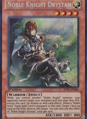 游戏王 美版 正版 - 圣骑士 特里斯坦 Noble Knight/银碎/JOTL