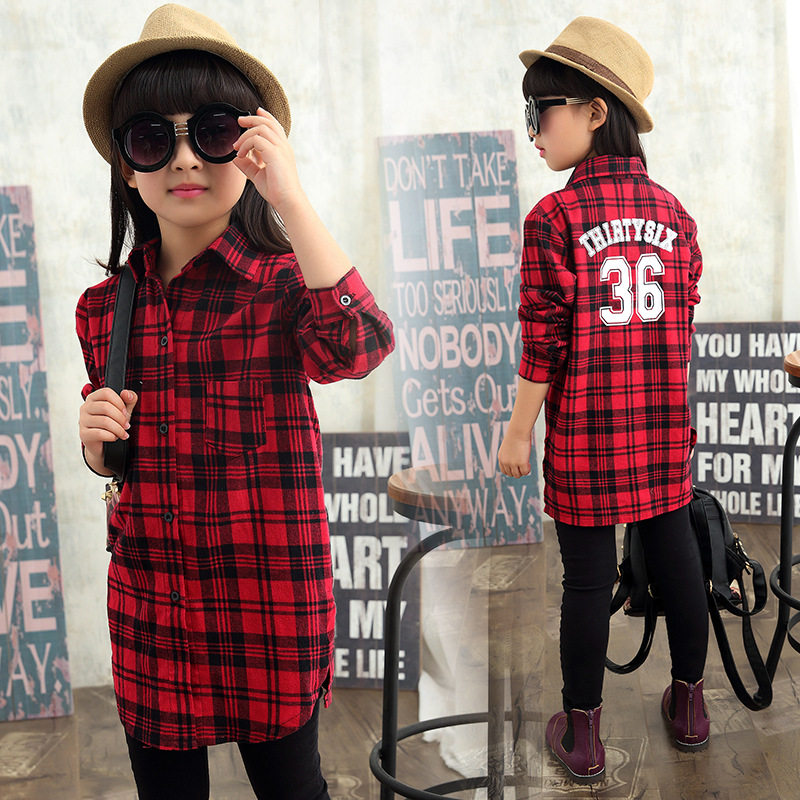 Chemise fille à manche longue - Ref 2085952 Image 11