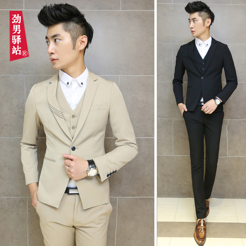 Costume homme en coton pour automne - Ref 1577248 Image 1
