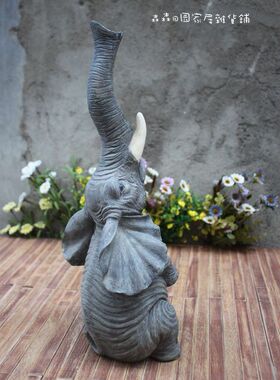 美式乡村风复古做旧花瓶家居装饰