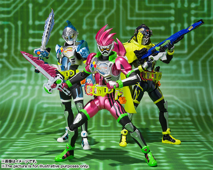 热血玩具模型手办 假面骑士ex-aid shf brave snipe 玩具套装