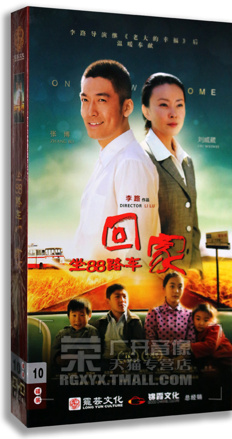 正版正品 坐88路车回家 精装版 10dvd 李路作品 张凯丽 张博