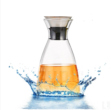 丹麦风格凉水壶冷水壶耐热玻璃大容量夏日果汁水瓶防侧漏包邮