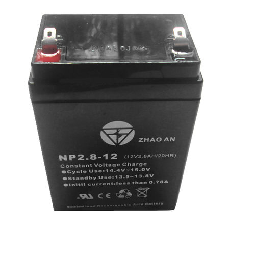 12V2.8AH电瓶音响 消防报警主机电梯应急电源照明12V3AH畜电池