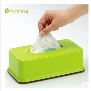 日本进口 塑料纸巾盒时尚简约餐巾纸抽纸盒纸巾收纳盒