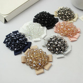 新款 鞋 饰品 天天特价 韩国水晶串珠蝴蝶结鞋 花 饰鞋 扣包包配饰