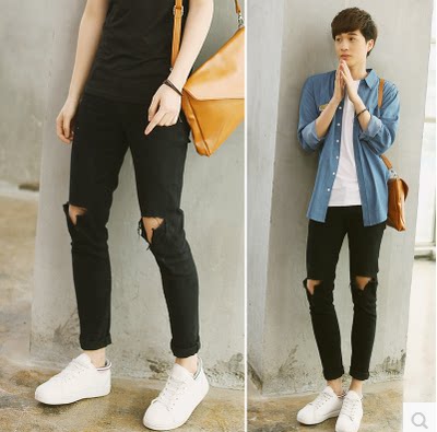 Jeans pieds Slim pour Quatre saisons - Ref 1463359 Image 1