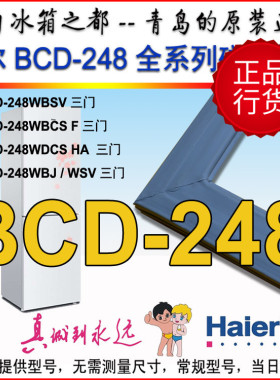 海尔冰箱门封条胶条圈BCD-248WBSV 248WBCS WDCS WDPM WBJ 原装