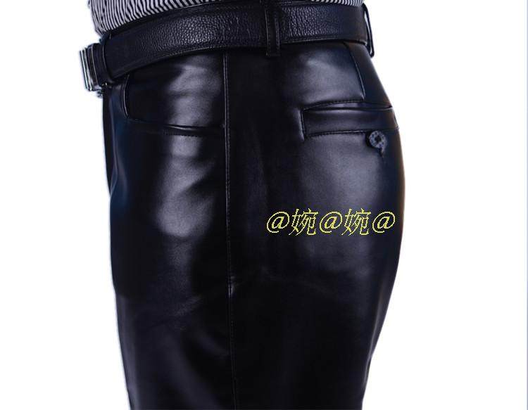 Pantalon cuir homme droit pour hiver - Ref 1487525 Image 1