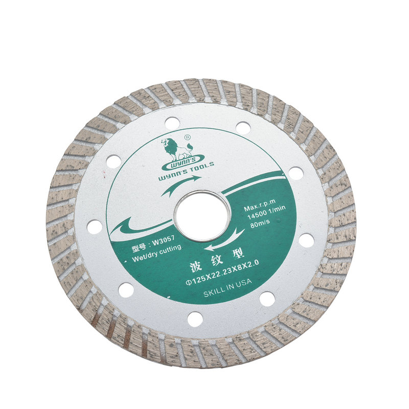 Wynns威力狮 125mm波纹型金刚石锯片 5英寸瓷砖切割片云石片W3057