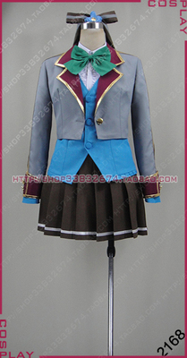 2168 cosplay服装 私立茶熊学園-白猫计划 新体操部 蘇菲 新品