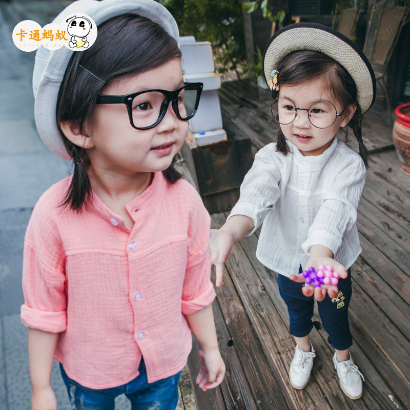 Chemise fille à manche longue - Ref 2086829 Image 1