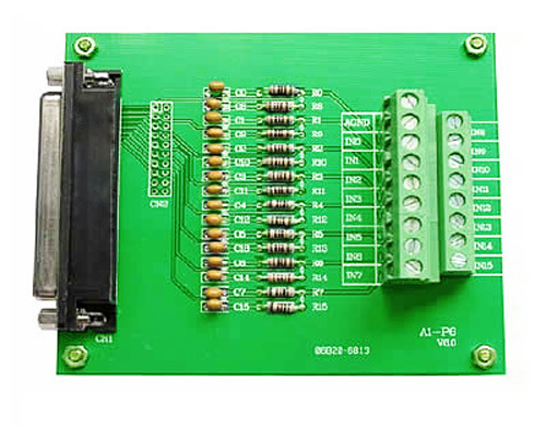 A1-P5 电压信号滤波端子板，带RC滤波电路
