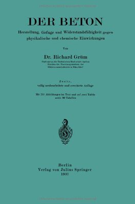 【预订】Der Beton: Herstellung, Gefuge Und W...